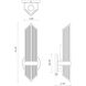 Cairo 1 Light 3.38 inch Urban Bronze Bath Vanity Light Wall Light