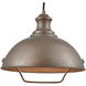 Farmhouse 1 Light 14 inch Tarnished Brass Pendant Ceiling Light