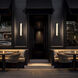 Beyond Bertram LED 24 inch Black Outdoor Wall Light