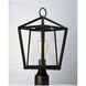 Artisan 1 Light 17.25 inch Black Outdoor Pole/Post Mount
