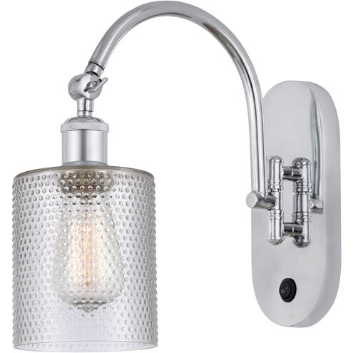 Ballston Cobbleskill LED 5.3 inch Polished Chrome Sconce Wall Light in Clear Glass