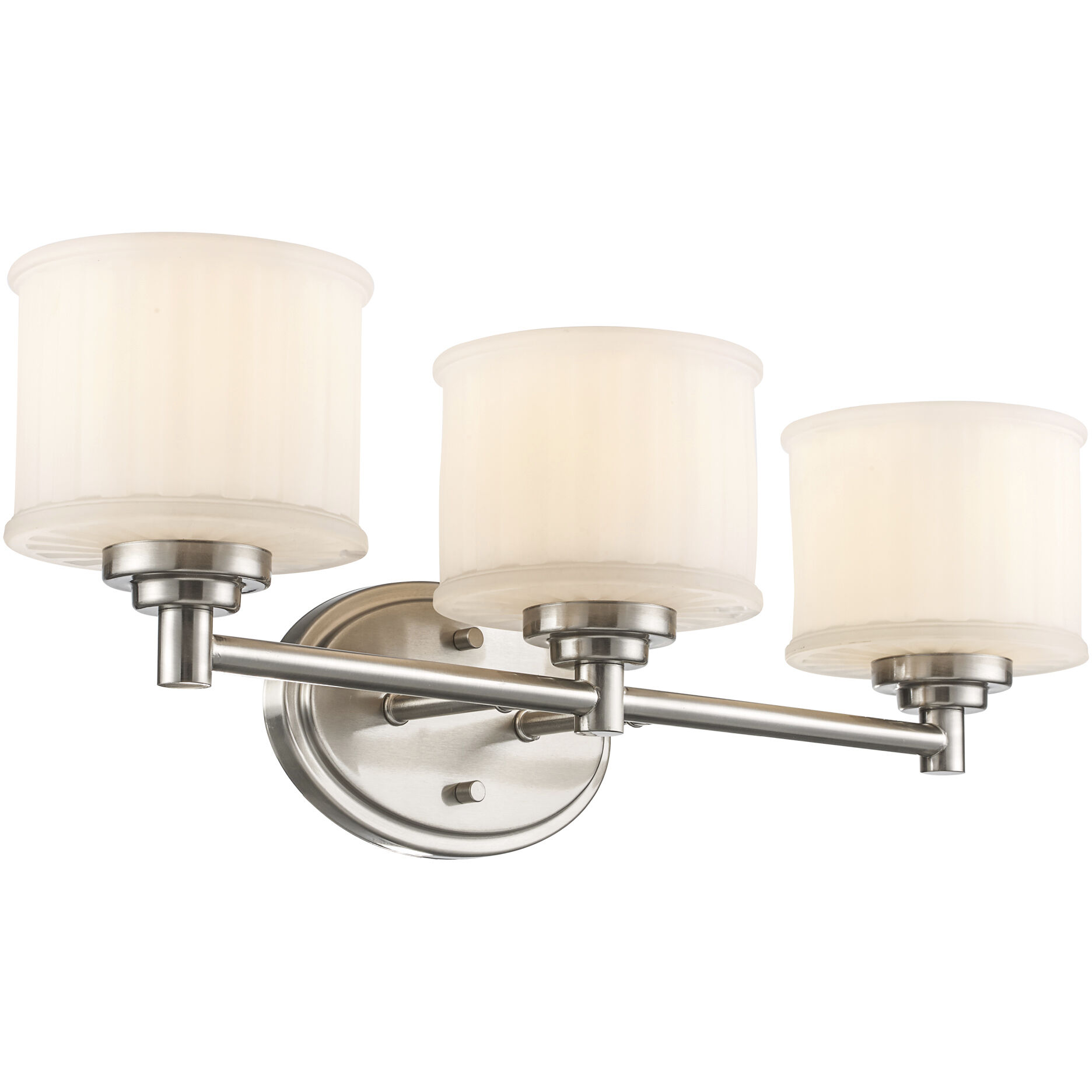 Cahill 3 Light 24 inch Brushed Nickel Vanity Bar Wall Light