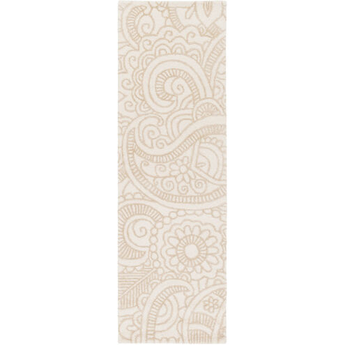 Queensland 96 X 30 inch Khaki, Beige Rug