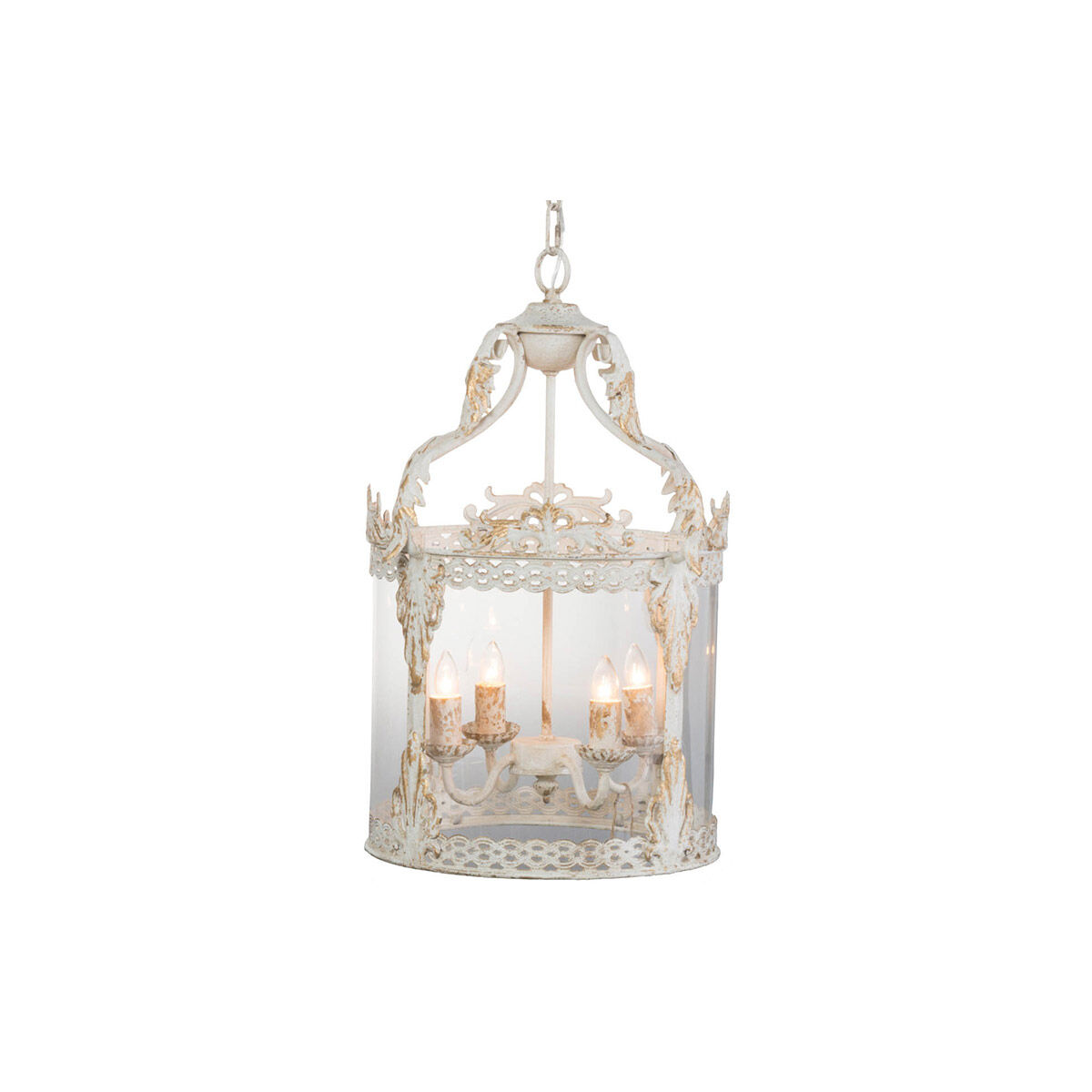 Imre 4 Light 13.8 inch Cream and White Pendant Ceiling Light