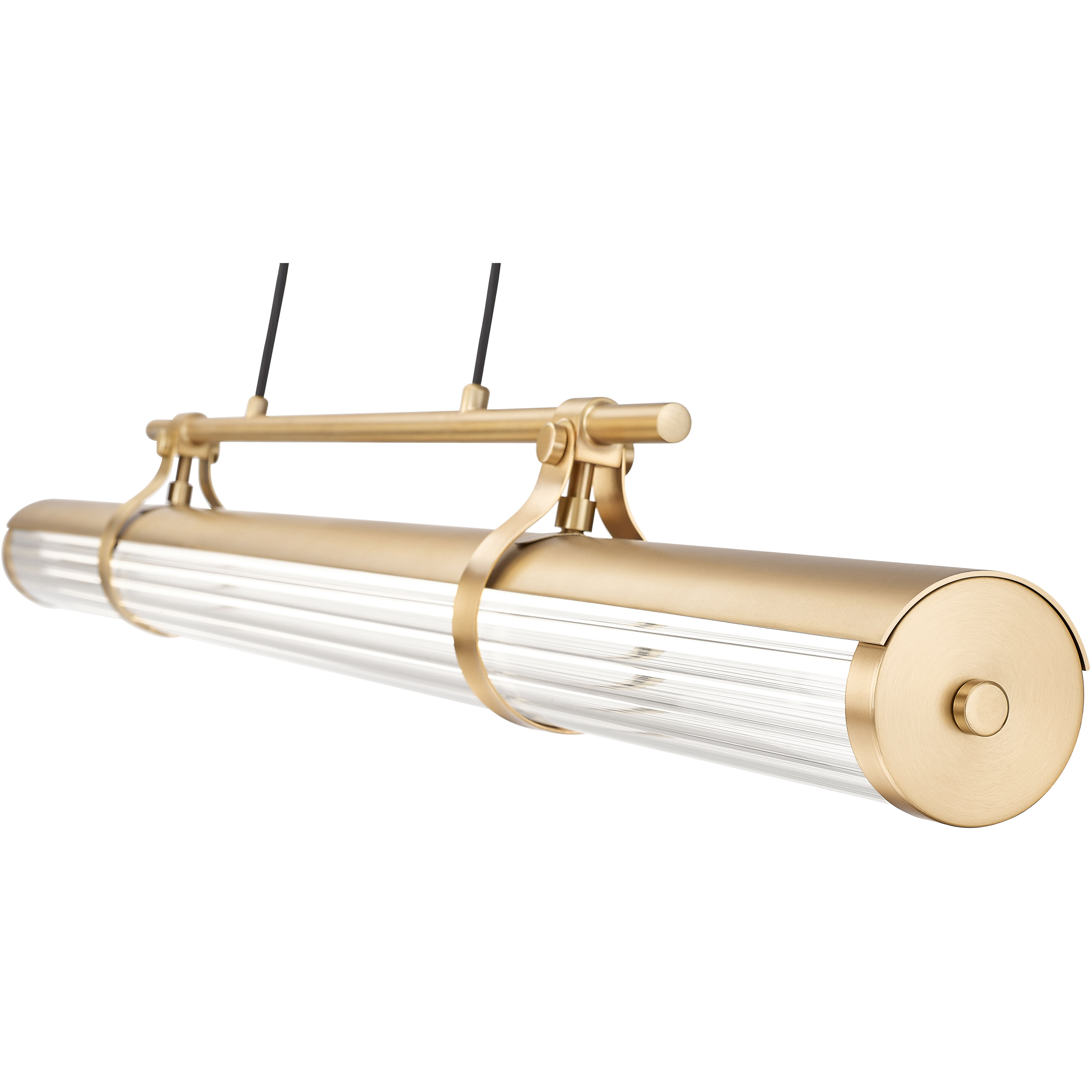 Benoit LED 44 inch Modern Gold Billiard Light Ceiling Light