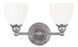 Somerville 2 Light 15 inch Polished Chrome Bath Vanity Wall Light