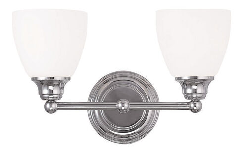 Somerville 2 Light 15 inch Polished Chrome Bath Vanity Wall Light