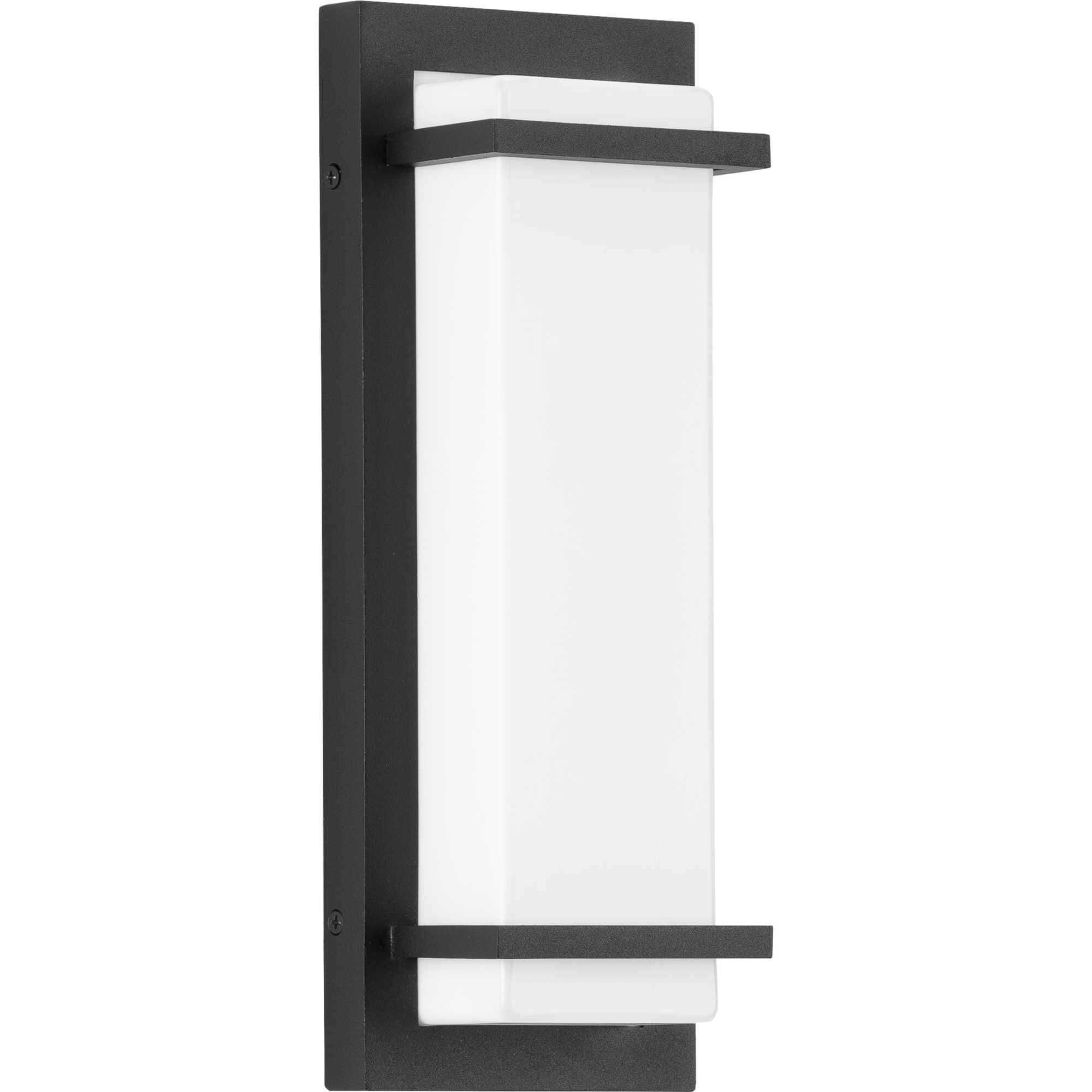 Z-1080 LED LED 13 inch Textured Black Outdoor Sconce, Small, Progress LED