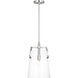 Drew & Jonathan Crofton 1 Light 10.25 inch Brushed Nickel Pendant Ceiling Light, Medium
