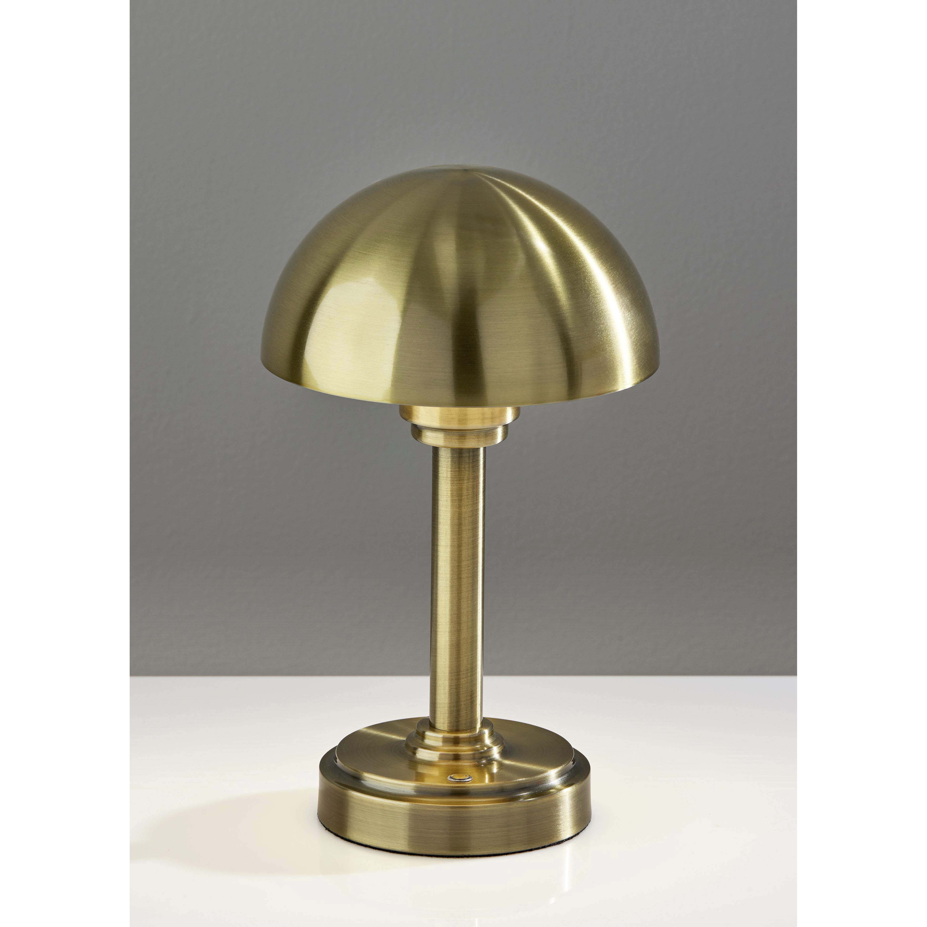 Ollie 12.5 inch 2.00 watt Antique Brass Cordless Table Lamp Portable Light