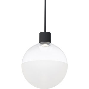 Gaze LED 12 inch Black Pendant Ceiling Light in 2700K, dweLED