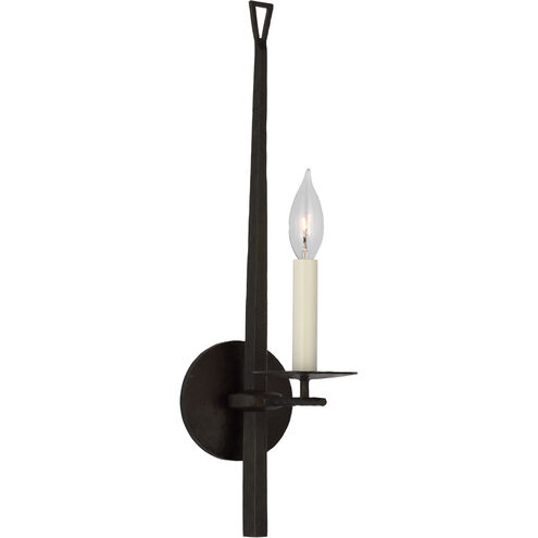 Ian K. Fowler Arnav LED 4.5 inch Aged Iron Single Sconce Wall Light, Large