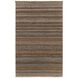 Tibet 36 X 24 inch Dark Brown, Camel, Tan, Black Rug