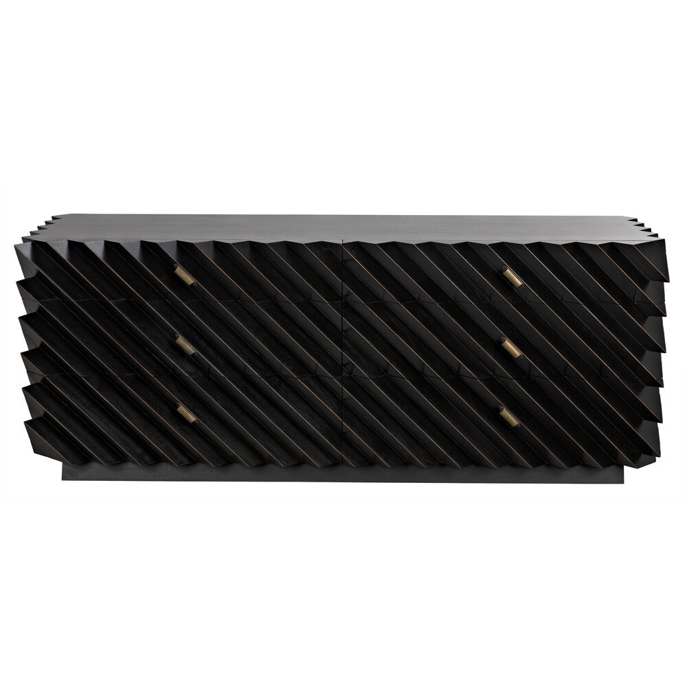 Hikaru Hand Rubbed Black Dresser