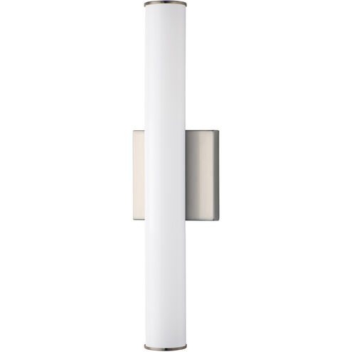 Rail LED 18 inch Satin Nickel Bath Vanity Wall Light