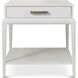 Flagler 27 X 24 inch Sandbar Side Table, Wooden, Coastal