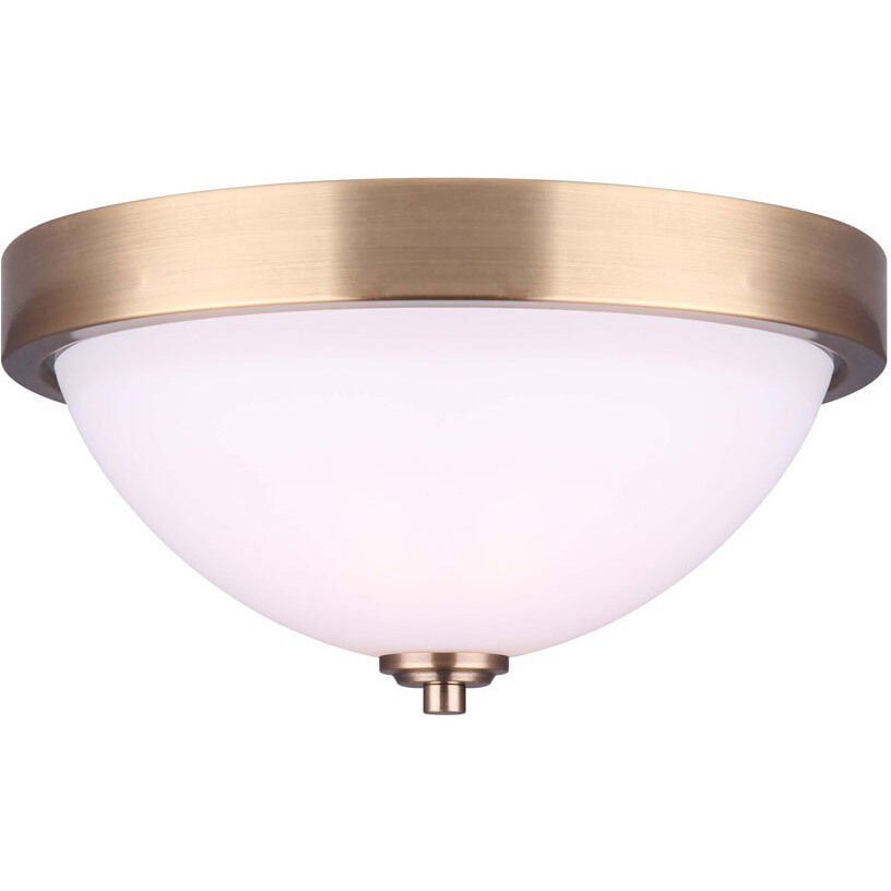 Madison 2 Light 13 inch Gold Flush Mount Ceiling Light