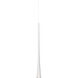 Taper LED 1.25 inch White Pendant Ceiling Light