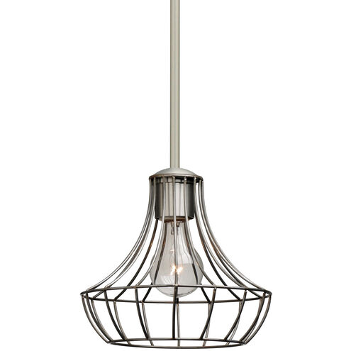 Spezza 7 1 Light Satin Nickel Stem Pendant Ceiling Light