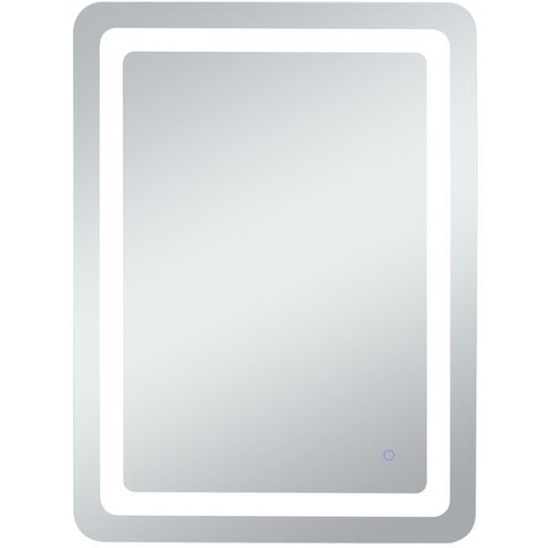 Genesis 36 X 27 inch Glossy White LED Mirror
