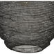 Corfu 1 Light 20 inch Black Pendant Ceiling Light