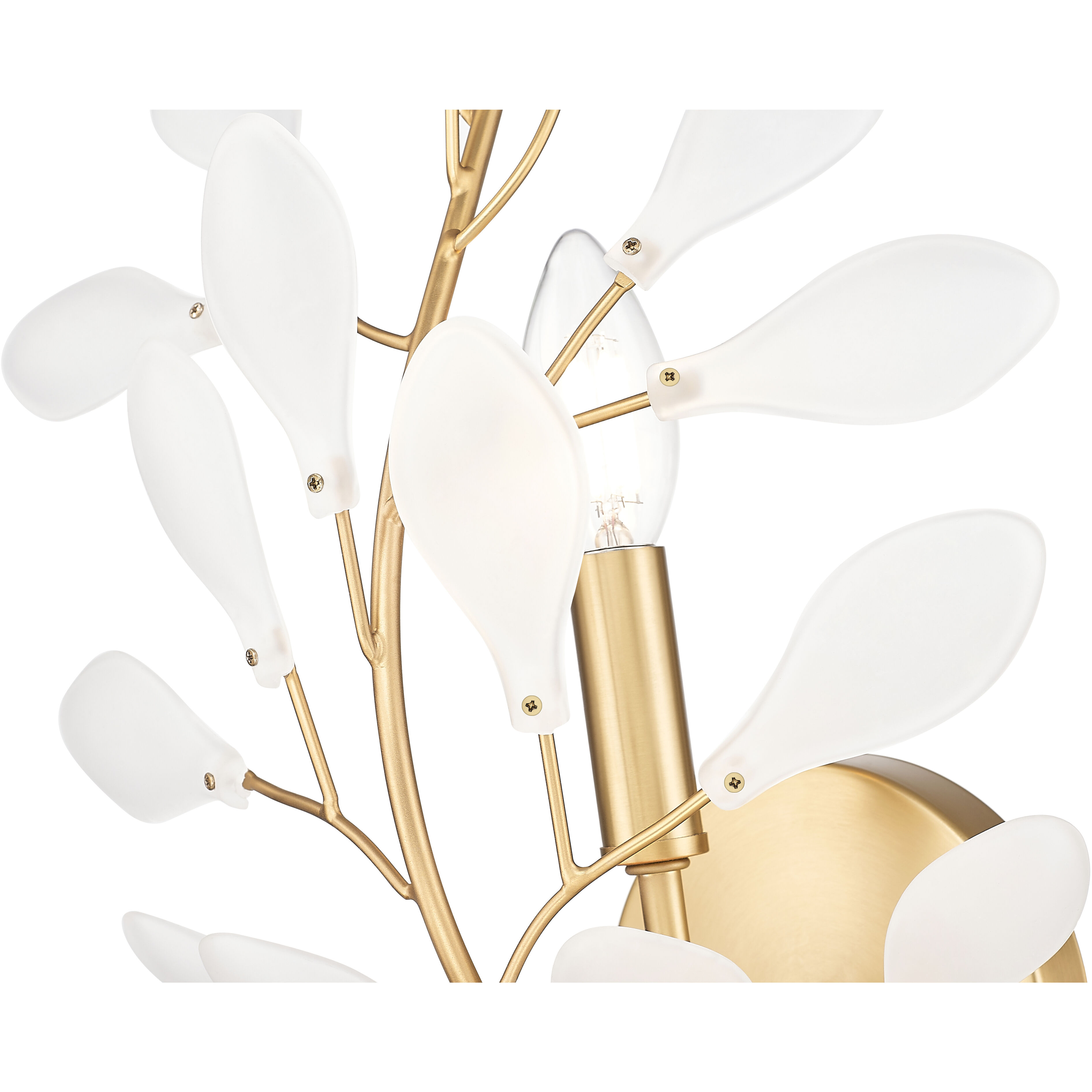 Claudine Wall Sconce Wall Light in Modern Gold