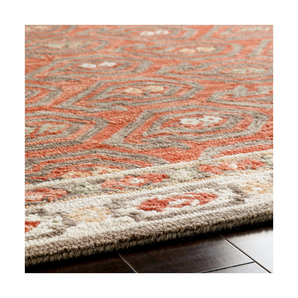 Bonifate 36 X 24 inch Clay/Camel/Cream/Tan/Wheat Rugs, Rectangle