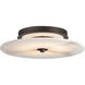Quarry LED 15 inch Dark Bronze Flush Mount Ceiling Light, Flush Mount