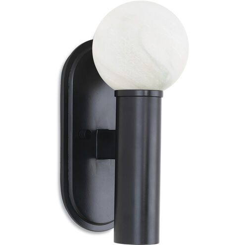 Dion 1 Light 12.5 inch Black Outdoor Sconce