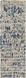 Kavita 96 X 30 inch Navy Rug in 2.5 x 8, Runner