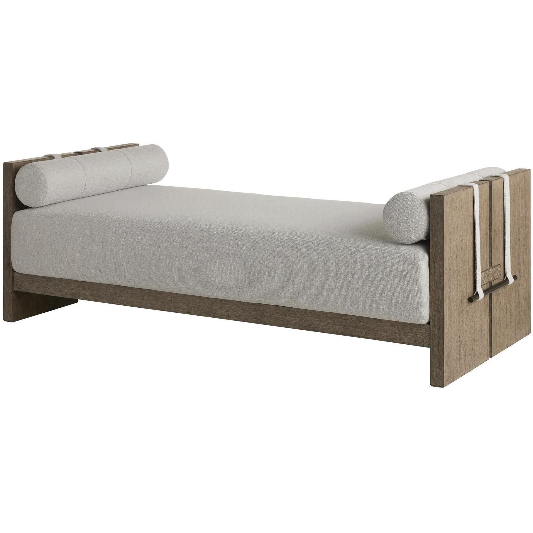 Dominic Porpoise and Willow with Aged Bronze Outdoor Daybed