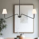 Alora Mood Sloan 2 Light 42 inch Matte Black Linear Pendant Ceiling Light