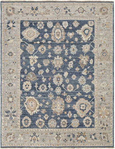 Ghazni 144 X 108 inch Dark Blue Rug, Rectangle