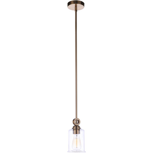 Romero 1 Light 5 inch Satin Brass Mini Pendant Ceiling Light