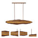 Folia Island Light Ceiling Light in Warm Gold