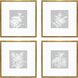 Florals Collection Blue Framed Art