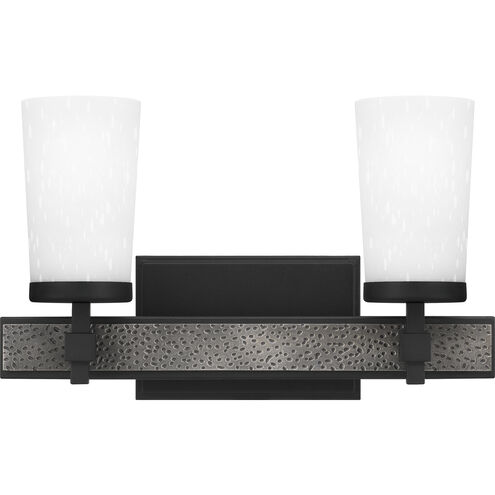 Dalton 2 Light 15 inch Earth Black Bath Light Wall Light, Medium
