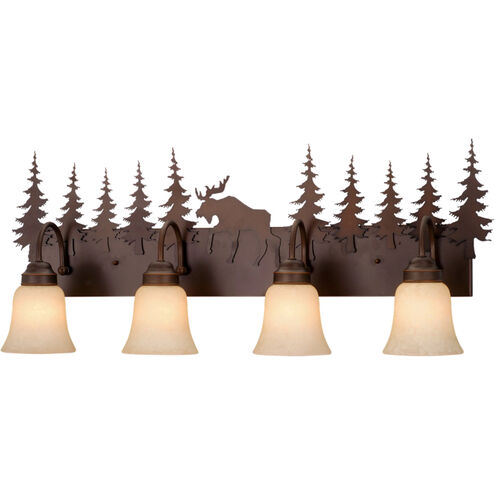 Yellowstone LED 33 inch Burnished Bronze Bathroom Light Wall Light
