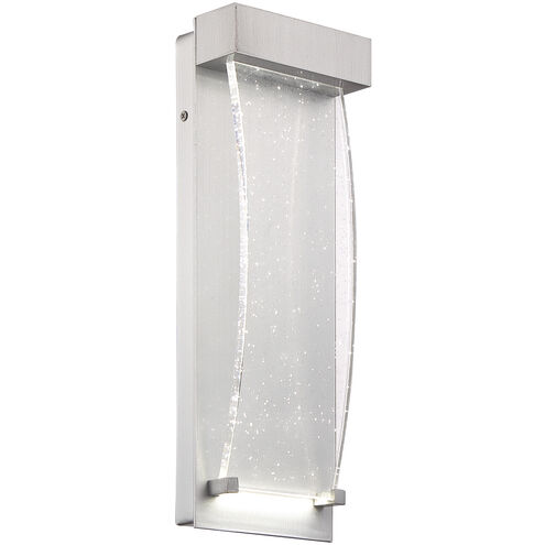 Kabo LED 14 inch Silver Outdoor Wall Sconce, Small
