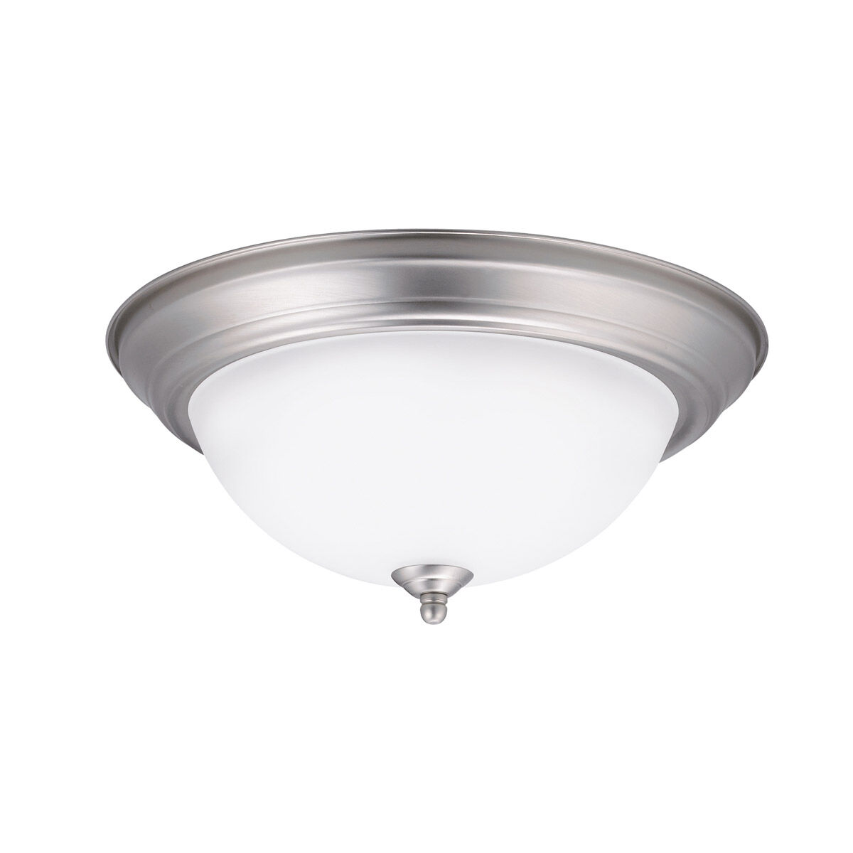 Independence 2 Light 13 inch Brushed Nickel Flush Mount Light Ceiling Light