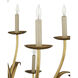 Menefee 18 Light 49.25 inch Antique Gold Leaf Chandelier Ceiling Light, Large