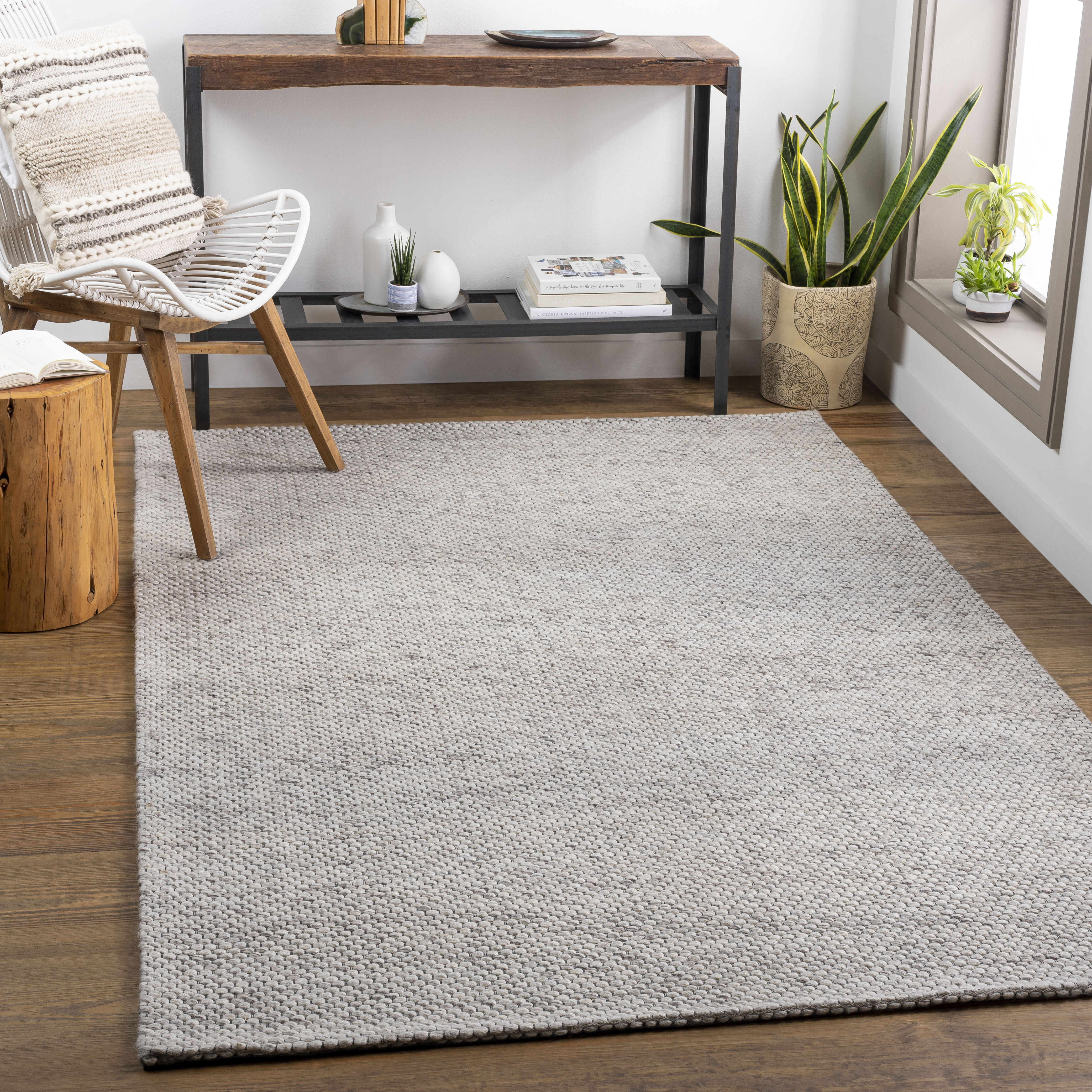 Colarado 120 X 96 inch Off-White Rug in 8 x 10, Rectangle