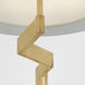 Ray Booth Amell 55.25 inch 15.00 watt Antique-Burnished Brass Articulating Floor Lamp Portable Light
