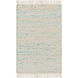 Rex 36 X 24 inch Aqua, Bright Blue Rug