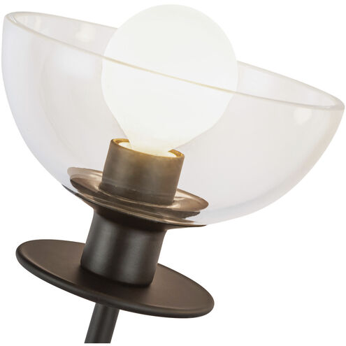 Alora Mood Sylvia 2 Light 12 inch Matte Black Bath Vanity Light Wall Light