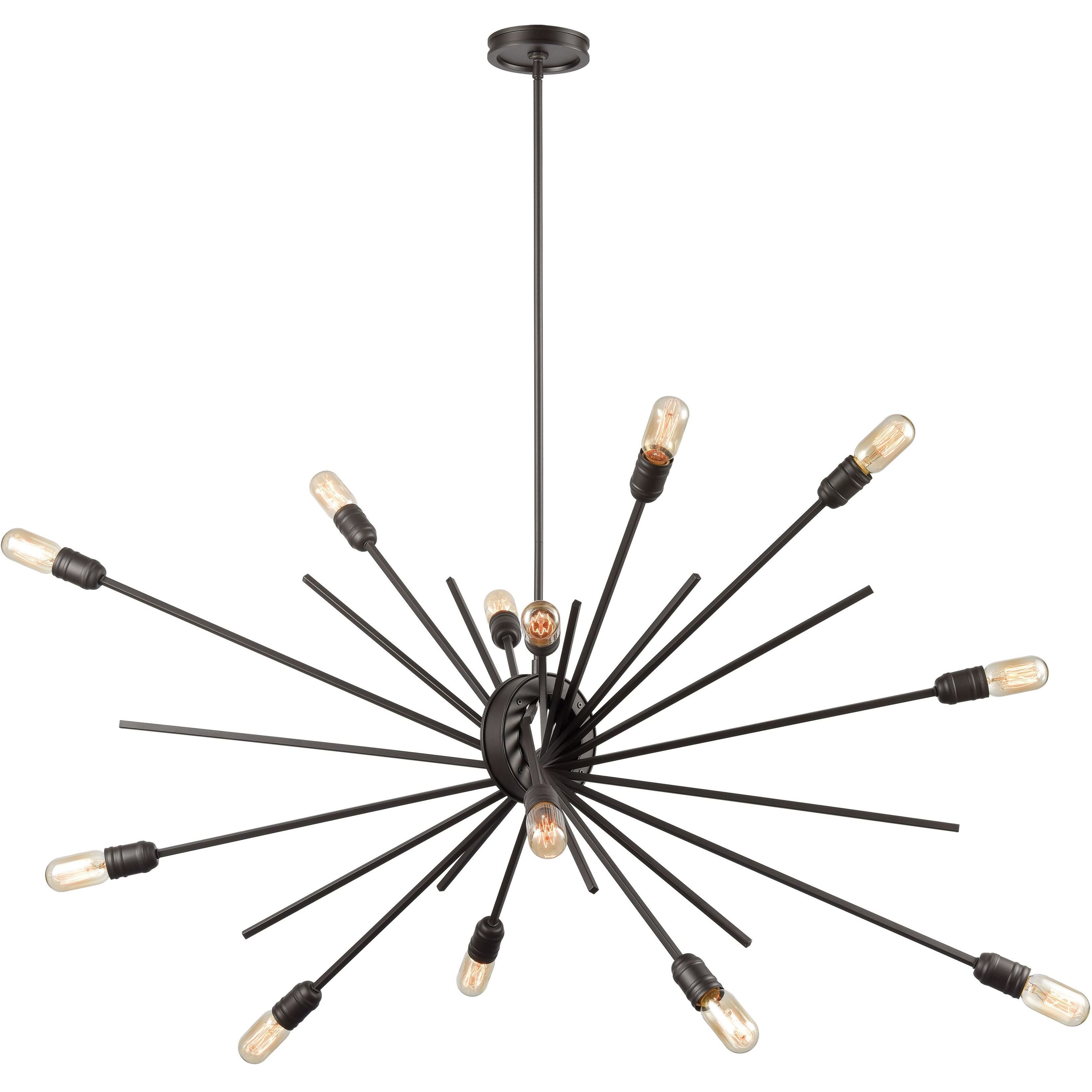 Xenia 14 Light 54 inch Oil Rubbed Bronze Chandelier Ceiling Light
