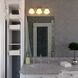 Huntley LED 24 inch Natural Brass Bathroom Light Wall Light