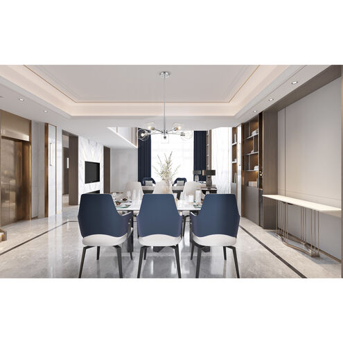 Marlowe 5 Light 28 inch Polished Nickel Chandelier Ceiling Light