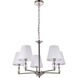 Bethany 5 Light 27.5 inch Stain Nickel Pendant Ceiling Light in Satin Nickel