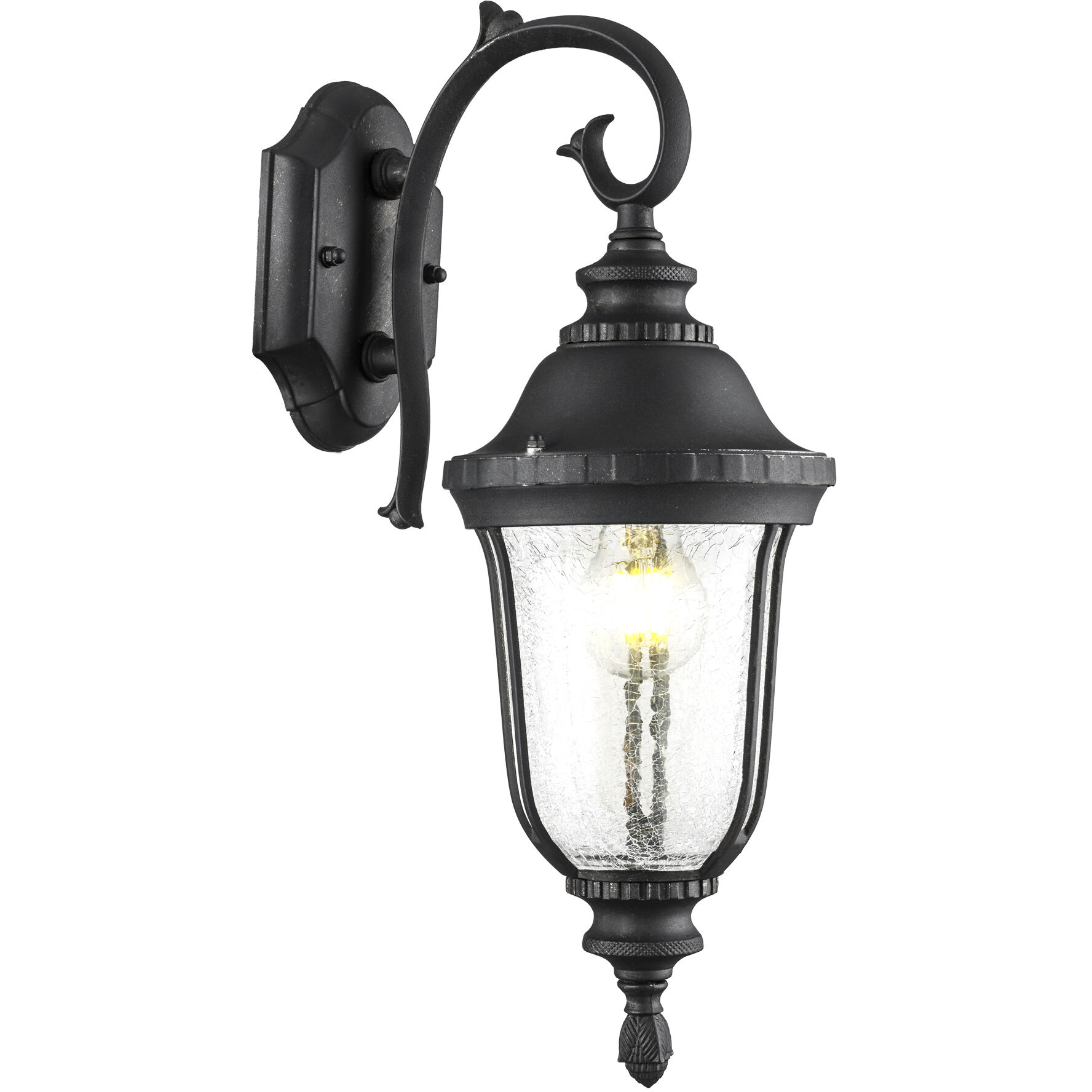 Chessie 1 Light 20 inch Black Outdoor Wall Lantern